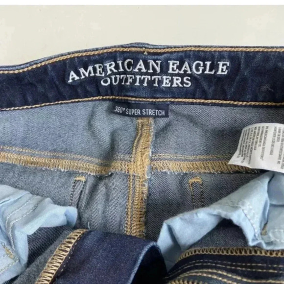 American Eagle 360° Super Stretch Hi Rise  Dark - Picture 8 of 10